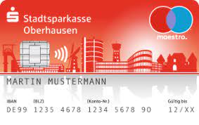 Sie stehen an der kasse im vollen supermarkt und möchten zügig bezahlen. Sparkassen Card Debitkarte Stadtsparkasse Oberhausen