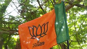 Party doesn't chooses it symbol they are alloted by election commission therefore, searching logic you can search for election manifesto or party ideology. Nsui Binor President Udit Tyagi Arrested For Allegedly Tearing Bjp Flag