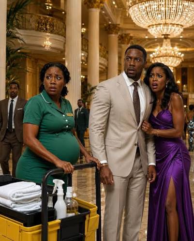 Husband discovers pregnant wife working as hotel housekeeper