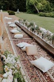 Party Decor Floor Seating Boho Wedding Theme Boho Chic Wedding Picnic Wedding