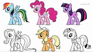 Kolorowanki z bajki kucyki pony do wydruku pokoloruj swiat malvorlagen pferde my little pony ausmalbilder malvorlage einhorn. My Little Pony Coloring Pages For Kids My Little Pony Coloring Book Part 01 Video Dailymotion