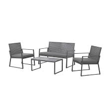 Find Marquee 4 Piece Silverleaves Lounge Setting At Bunnings Warehouse Visit Your Local Store For The Wides Outdoor Furniture Sets Outdoor Chairs Coffee Table