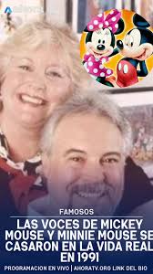 Wayne Allwine y Russi Taylor, las voces detrás de los icónicos persona...