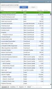 how to set up a chart of accounts in quickbooks qbalance com accounting bmo vision statement