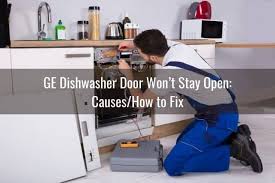 How to quickly repair a kitchen cabinet door that stays ajar. Ge Dishwasher Door Won T Stay Open Close Sense Door Is Closed Ready To Diy