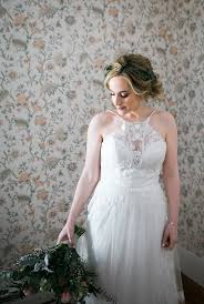 The halter neckline creates emphasis at your bust and shows off your stunning shoulders and collarbone. 44 Stunning Halter Neckline Wedding Dresses Weddingomania