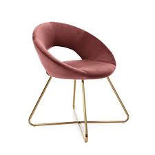 Stella Velvet Dining Chair Blush Dunelm Velvet Cocktail Chair Velvet Chair Velvet Dining Chairs
