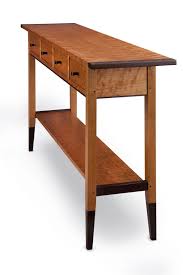 Side View Of Sofa Table Wood Console Table Diy Console Table Easy Woodworking Diy
