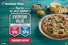 Get 2 Regular Pizzas For Rs 99 At Dominos Pizza Dominos Pizza Regular Pizza Good Pizza