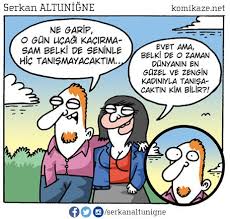Ucagi Kaciran Adam Karikatur Komik Seyler Mizah