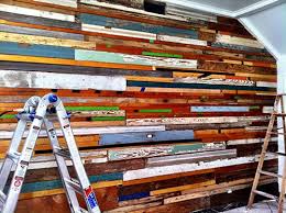 Before After Salvaged Wood Wall Salvaged Wood Wall Reclaimed Wood Wall Salvaged Wood