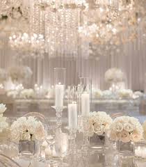 Cool Luxury Wedding Venues Dig This Silver Wedding Decorations Wedding Decor Elegant White Wedding Decorations