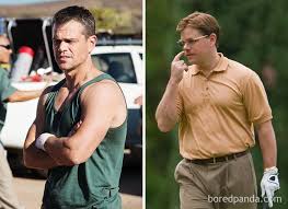 43 Actors Who Underwent Dramatic Transformations For A Role Transformation Body Matt Damon Actors