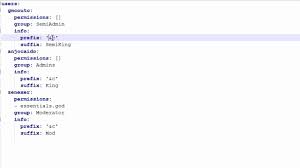 Permission minecraft server
