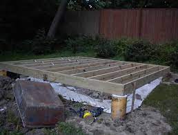 Building A Shed On Concrete Piers Ford Truck Enthusiasts Forums Shed Floor Build A Shed Building A Shed
