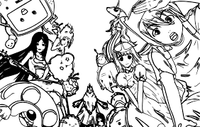Pypus is now on the social networks, follow him and get latest free coloring pages and much more. Adventure Time Coloring Pages 100 Images Free Printable