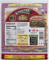 1 wrap (45 g), 50 calories, 1.5 g fat, . Buy Ole Xtreme Wellness Whole Wheat Flour Tortilla Wraps 8 Size 8 Count Each Pack 4 Pack Case Online In Vietnam B07573dklm