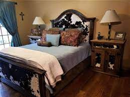 Gift your space a charming look with rousing cowhide bed at alibaba.com. Jasper Western Bed Western Beds Cowhide Bed Your Western Decor Your Western Decor Llc
