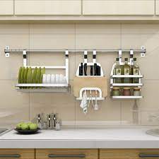 Check spelling or type a new query. Sus 304 Stainless Steel Kitchen Rack Diy Wall Kitchen Shelf Kitchen Holder Organizer Dish Pot Spice Knife Spoon Rack Racks Holders Aliexpress
