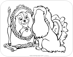 Previous first page last page next. Lady And The Tramp Coloring Pages Disneyclips Com