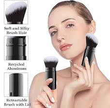 Falliny Retractable Makeup Brush, 2 Pack Travel Kabuki Face Blush, Portable  Powder Foundation Sunscreen With Cover for Blush, Bronzer, Buffing,  Flawless Powder Cosmetics : Amazon.co.uk: Beauty