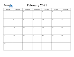 Colorful february 2021 calendar printable in pdf. February 2021 Calendar Pdf Word Excel