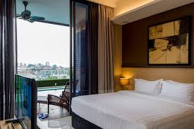 A shopping mall is conveniently sited across the. Poolside Suite King The Pines Melaka Melacca Malaysia Book Online