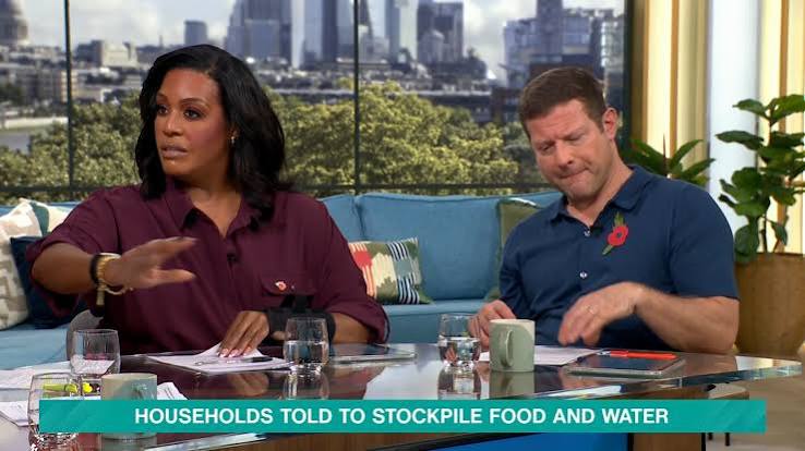 Households are being urged to stockpile three days’ worth of emergency food, water, and medical supplies under a new government "Be Ready" warning., Ministers say the prep is needed for potential ...