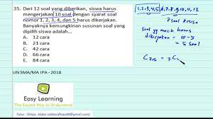 Kaidah pencacahan merupakan aturan untuk menghitung. 8 Contoh Soal Kaidah Pencacahan Gurunda