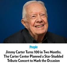 🔗: peoplem.ag/4d18Qqy The Carter Center is planning to celebrate Jimmy  Carter's 100th birthday in a major way this fall! l 📷: Getty