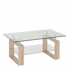 Size h 40, w 100, d 50cm. Milan Coffee Table In Sonoma Oak Effect Veneer