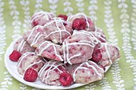 I added & beat in 2 teaspoons of raspberry extract to the egg/cream cheese mixture, then the cookie mix per the instructions.and just because i felt i needed to add something to replace the. White Chocolate Raspberry Cheesecake Cookies Recipe