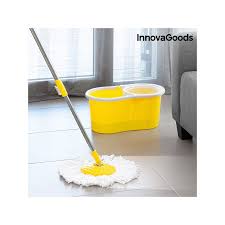 Innovagoods Double Action Spinning Mop With Bucket In 2020 Mops Bucket Functional Design
