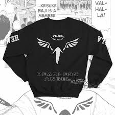 Kisaki believed that valhalla was the perfect gang for mikey to lead, as its. Crewneck Team Valhalla Tokyo Revengers Shopee Malaysia