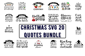 Download Christmas Svg 20 Quotes Bundle Graphic By Design Store Creative Fabrica Yellowimages Mockups