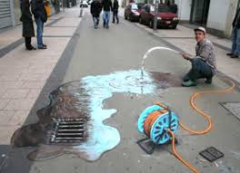 They don't have the same texture as real chalk at all. 50 Absolutely Stunning 3d Street Art Paintings Vol 3 Hongkiat