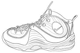 Shoes coloring pages coloring page shoes coloring pages… continue reading → Outline Nike Shoes Drawing Novocom Top