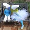 In ten minutes or less, you can make this super simple smurf hat (known historically as a phrygian cap) from the it will take you longer to paint yourself blue than it will to make this easy smurf costume! 1