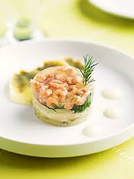 Aspic D Artichaut Aux Crevettes Et Aux Herbes Crevettes Grises Recette Artichaut Entree Crevette