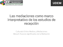 Подтвержден адрес электронной почты в домене perio.unlp.edu.ar. De Los Medios A Las Mediaciones Comunicacion Cultura Y Hegemonia Research Papers Academia Edu