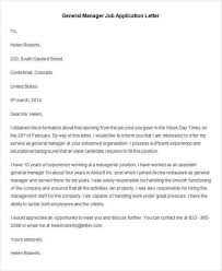 Application for the role of {sales manager} at xyz ltd. Sample General Manager Job Application Letter Model Cover Example For Hudsonradc