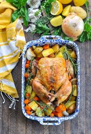 How long to cook a whole chicken. Crispy Roast Chicken With Vegetables The Seasoned Mom