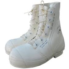 U S G I Extreme Cold Temperature Boots White Unissued