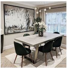 Halmstad Concrete Dining Table Barker And Stonehouse Concrete Dinning Room Table Concre Dining Room Decor Modern Apartment Dining Room Dining Room Small