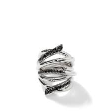 Bamboo Pave Ring