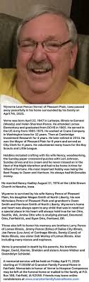 Wyverne Leon Pence (Verne) 2025 Obituary