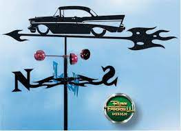Hand Made Farrell 57 Chevy Auto Car Weathervane New Etsy Chevy Weather Vanes Car