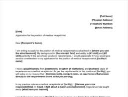 Tailor your resume and cover letter for each application: Medical Receptionist Cover Letter Template Included