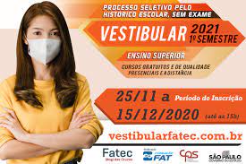 Hara apresenta o caminho para participar o processo seletivo da fatec tatuapé Vestibular Fatec 1Âº Semestre De 2021 Fatec Mogi Das Cruzes
