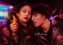 Taehyung with a girlfriend fanarts we all know that this will happen someday. Blackpink X Bts Fanart Blackpink Reborn 2020